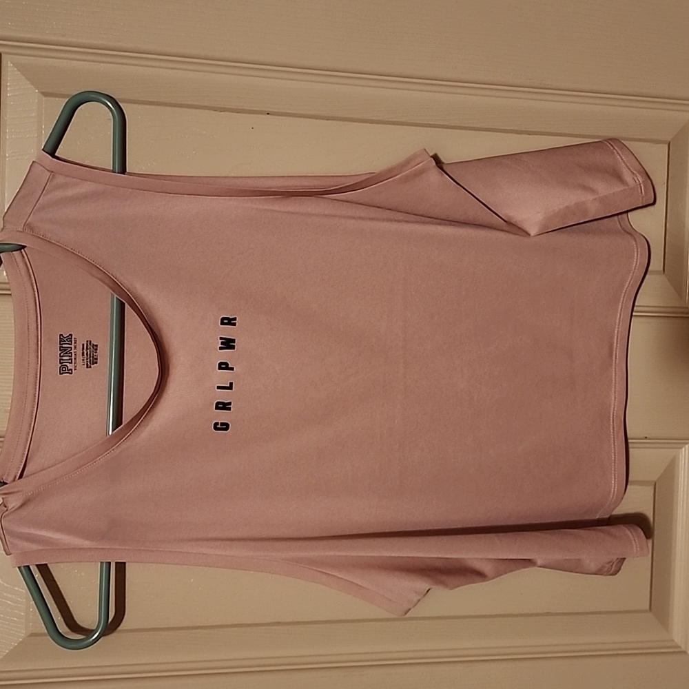 Pink workout top